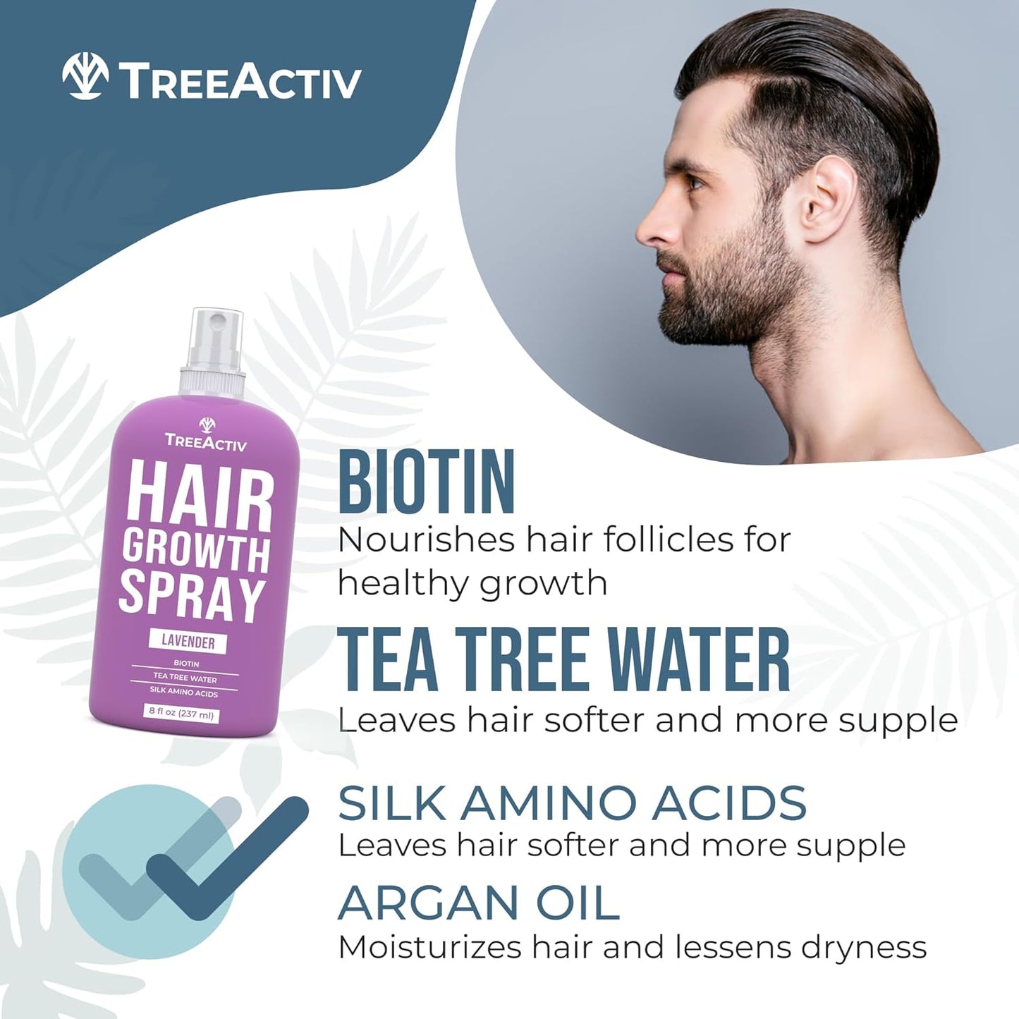 TreeActiv Lavender Nourishing Hair Tonic 8 fl oz
