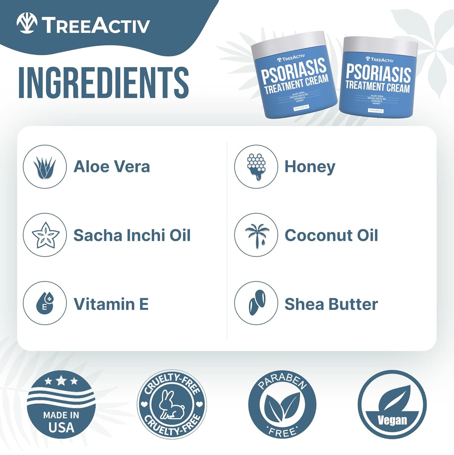 Psoriasis Treatment Cream 2 fl oz