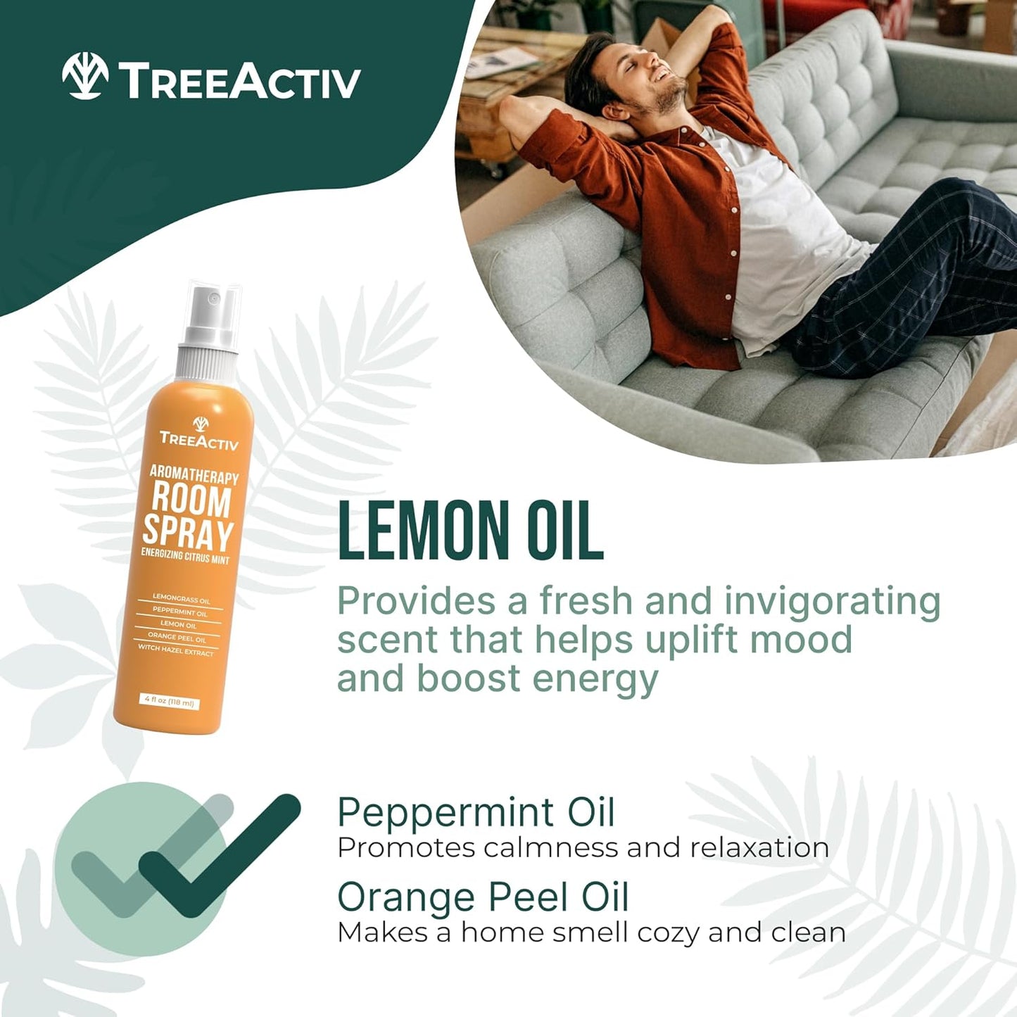 TreeActiv Aromatherapy Room Spray 4 fl oz