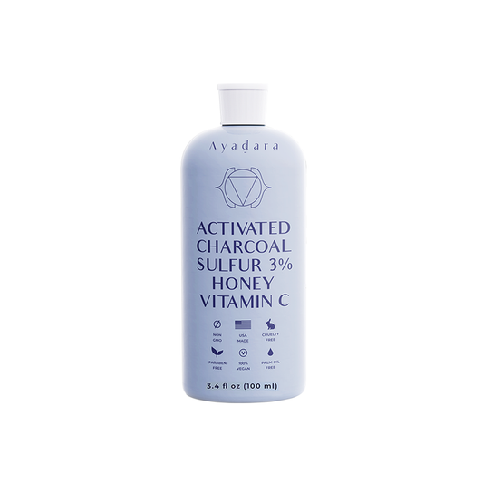 Ayadara Severe Acne Charcoal Face Wash, 3.4 fl  oz