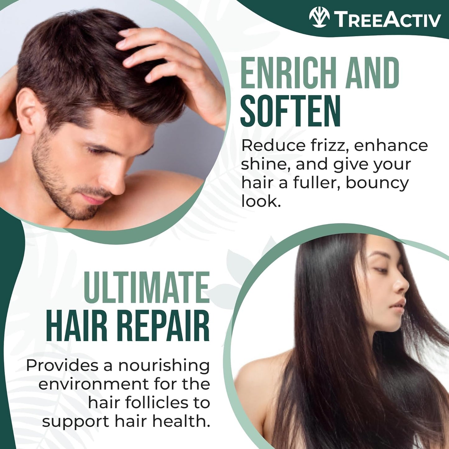 TreeActiv Bamboo Sugarcane Nourishing Hair Tonic 8 fl oz