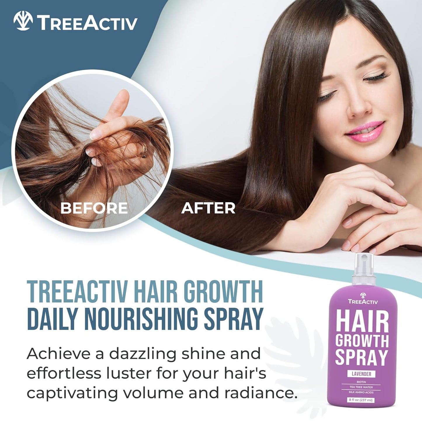 TreeActiv Lavender Nourishing Hair Tonic 8 fl oz