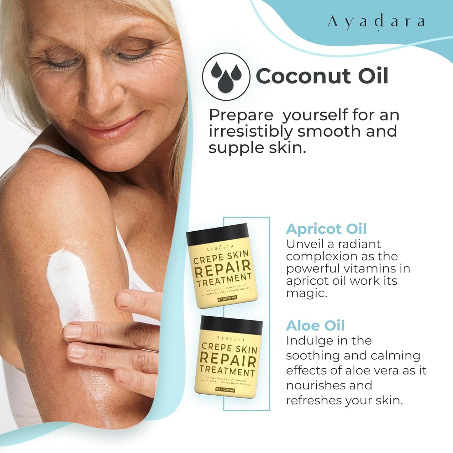 Ayadara Crepey Skin Repair Treatment 8oz