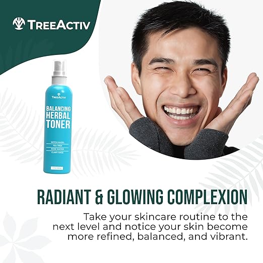 TreeActiv Balancing Herbal Toner 4 fl oz | Natural Skin pH Balancer