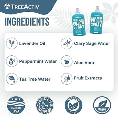 TreeActiv Anti-Acne Pillow Spray 4 fl oz
