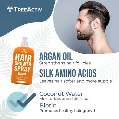 TreeActiv Grapefruit & Lemongrass Nourishing Hair Tonic 8 fl  oz