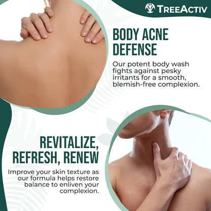 TreeActiv Anti-Acne Exfoliating Body Wash 8 fl oz