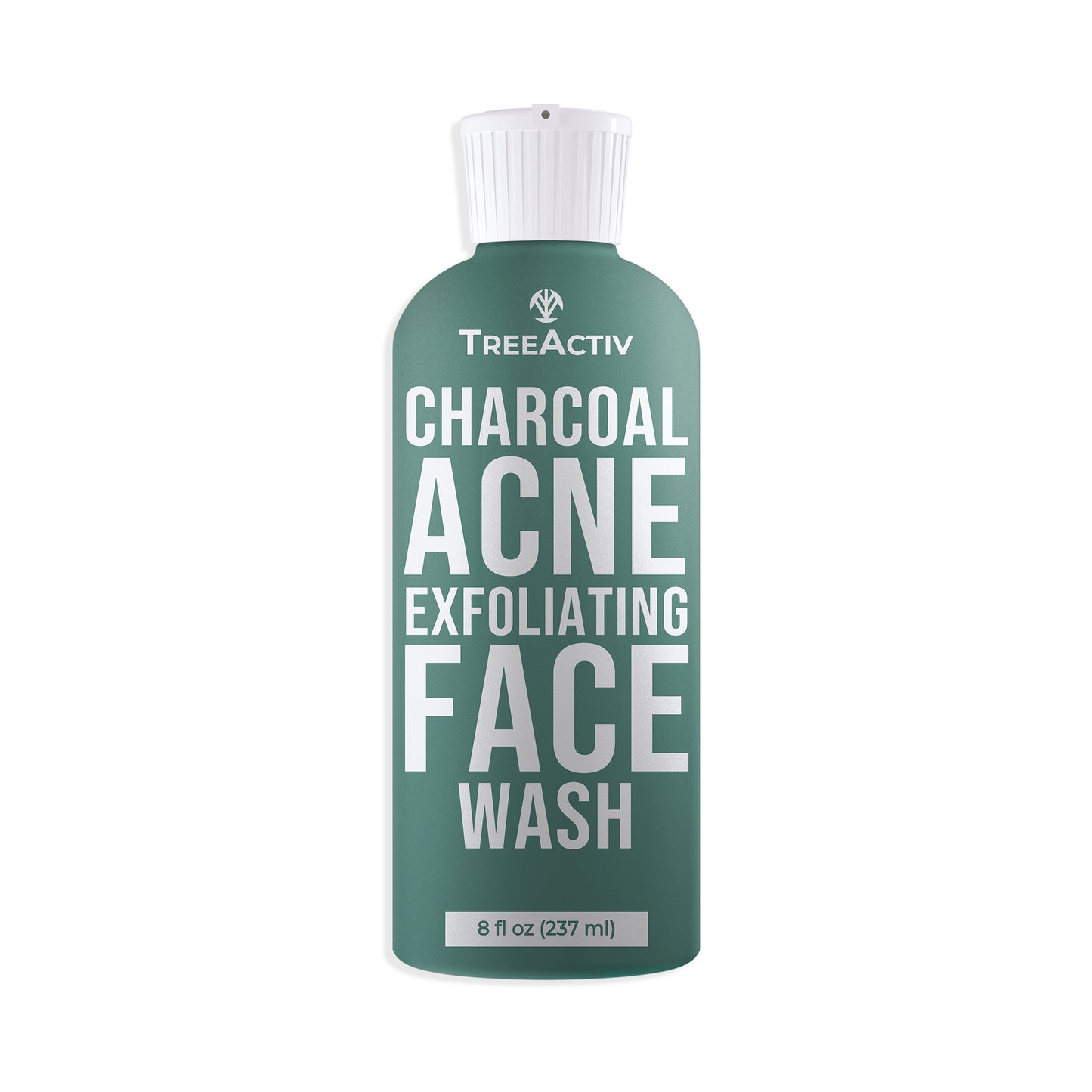 TreeActiv Acne Eliminating Face Cleanser 8 fl oz | Natural Exfoliating Formula